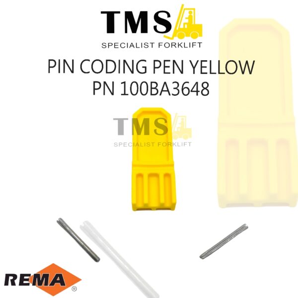 Coding Pin Yellow REMA 100BA3648 Socket Battery Forklift Electric