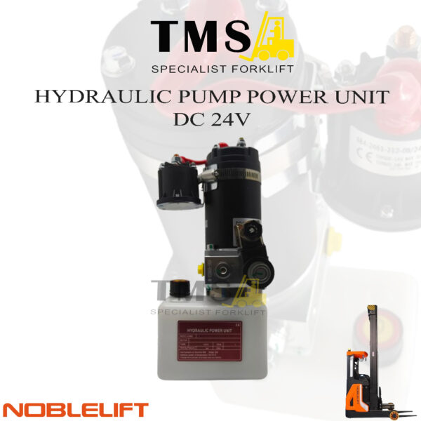 Motor Pump Noblelift PT20 DC 24V 0.8KW MD24080A KR2408 - 02 Hydraulic Pump Power Unit reach Stacker