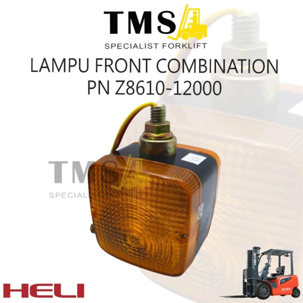 Part Number Z8610-12000 Lampu Depan Forklift Heli H2000 Front Combination Lamp Sein LED