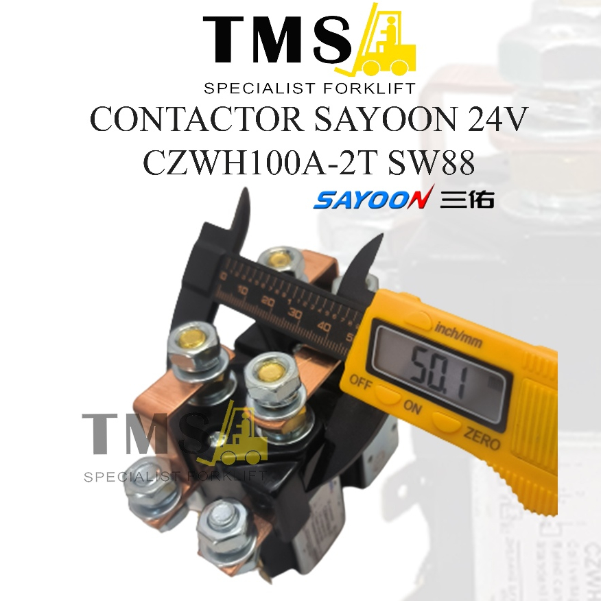 Contactor Sayoon Solenoid 24V SW88 CZWH100A-2T Not Albright - Gambar 3