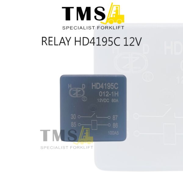 Relay HD4195C 12V Forklift | Relay 12 Volt Starter Lampu Forklift