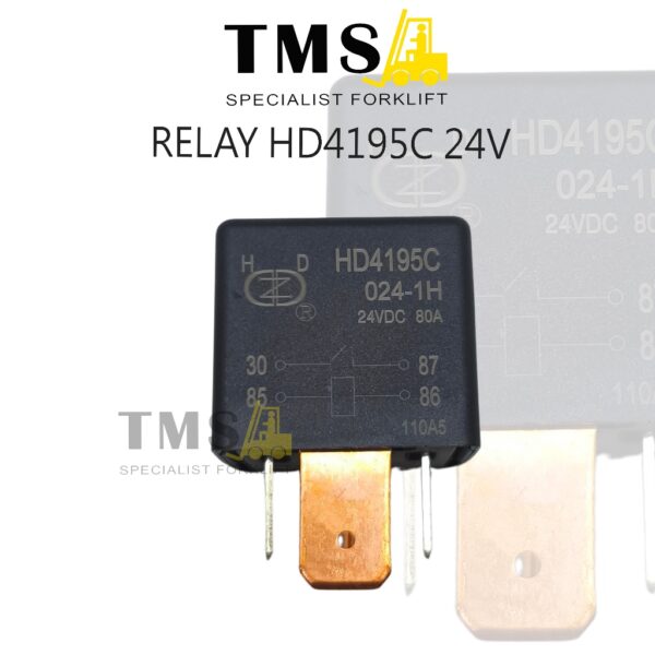 Relay HD4195C 24V DC Forklift | Relay 24 Volt 80 Amper Starter Lampu Forklift