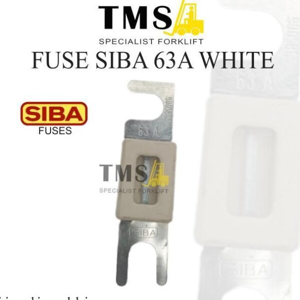 Fuse 63A - keramik merk SIBA / sekring 63A Siba