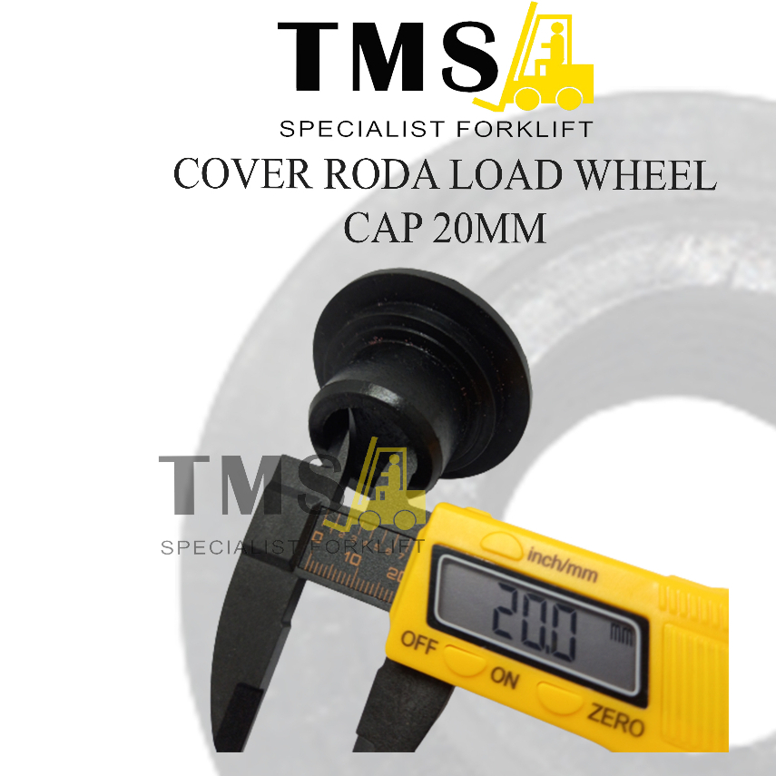 Cover Roda Load Wheel Hub Wheel Anti Dust CAP 20mm Forklift Electric - Gambar 4