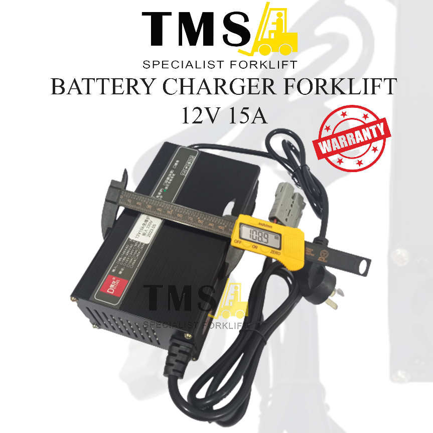Battery Charger Forklift Eletric Battery 12V 15A Casan Forklift Pallet - Gambar 2