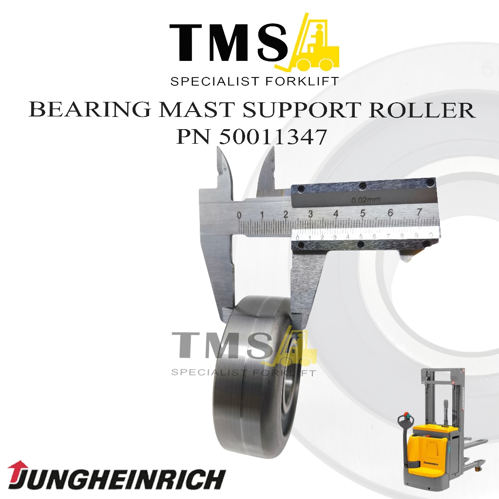 Bearing Mast Support Roller 50011347 Jungheinrich EJC ERC Forklift 75,9x28x26 - Gambar 5
