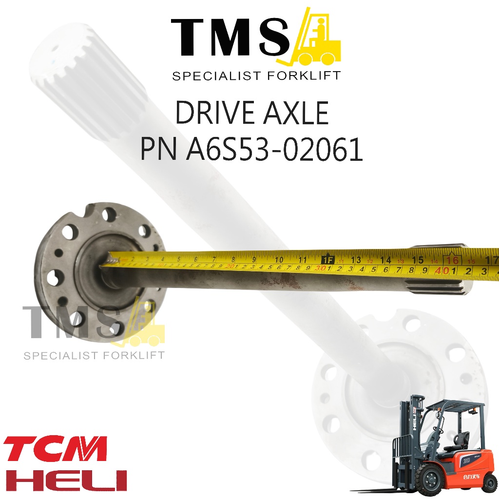 Drive Axle Forklift Part Number A6S53-02061 Heavy Duty – As Roda Gardan Forklift TCM / HELI - Gambar 6