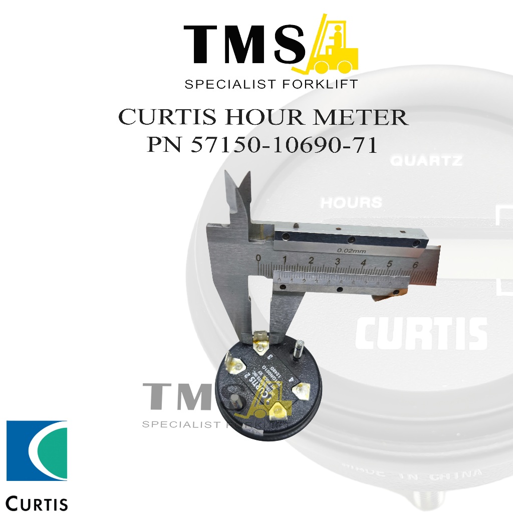 Curtis Hour Meter Toyota Forklift 57150-10690-71 Hour Meter Assembly 6FB 7FB 6FBR - Gambar 4