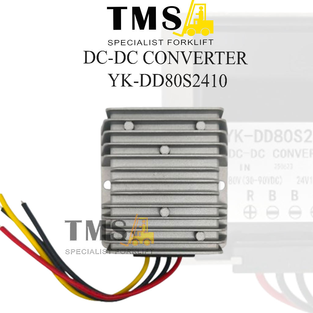 Dc Converter 80V to 24V 10A Converters YK-DD80S2410 DD80S2410 Forklift Konverter Listrik DC - Gambar 2