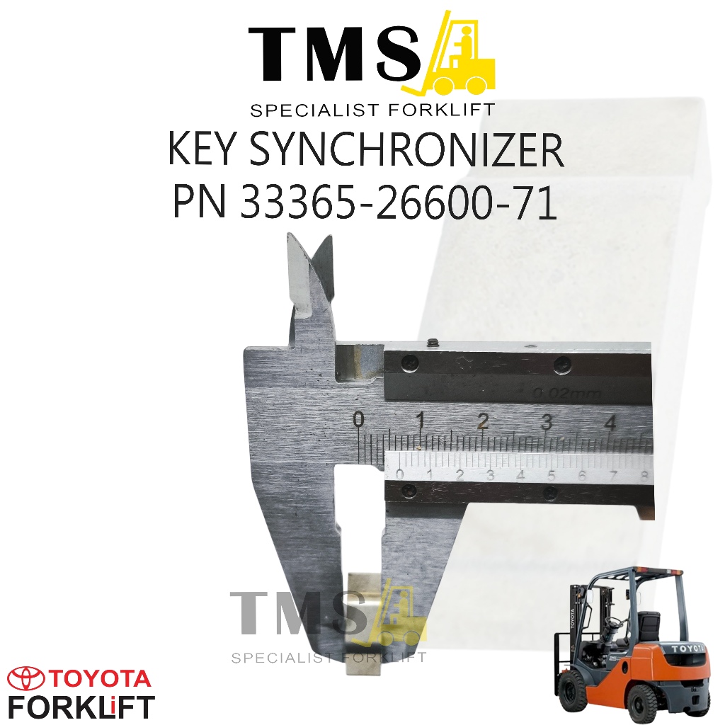 Part Number 33365-26600-71 KEY SYNCHRONIZER TOYOTA FORKLIFT 8FD 8FG SERIES - Gambar 5