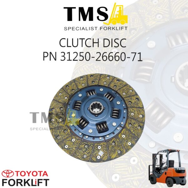 Part Number 31250-26660-71 Clutch Disc Forklift Kopling Plate GPE Heavy Duty
