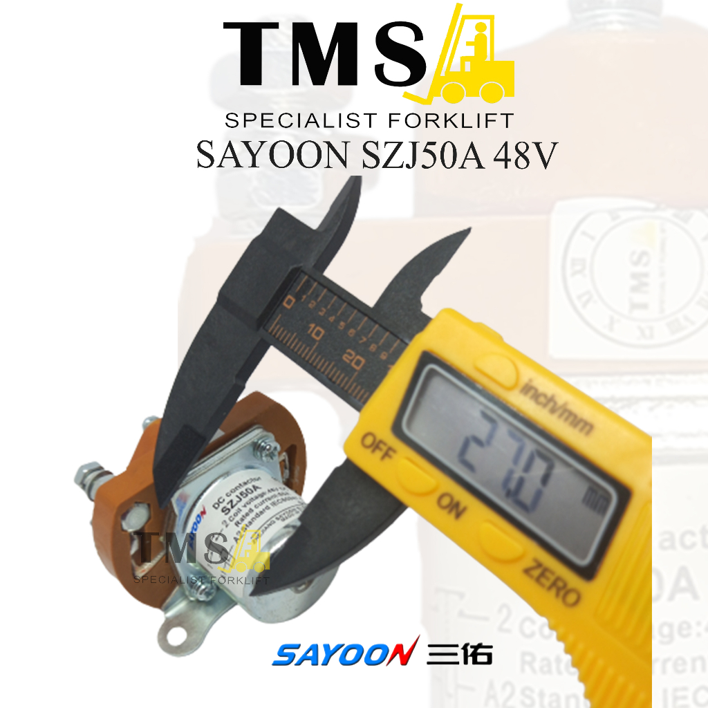 Contactor SZJ50A MJZ50A-D Sayoon 48V 1NO Normally Open 50A Kontaktor - Gambar 3