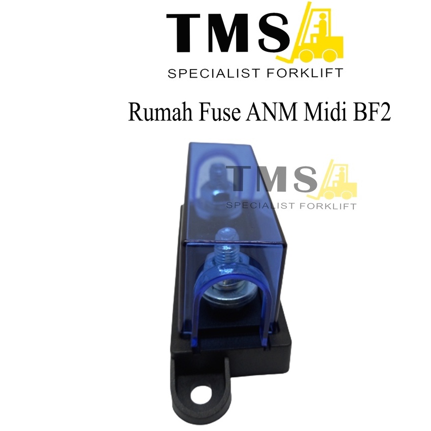 Rumah Fuse ANM Midi BF2 Fuse Holder For Forklift Hitam - Gambar 2