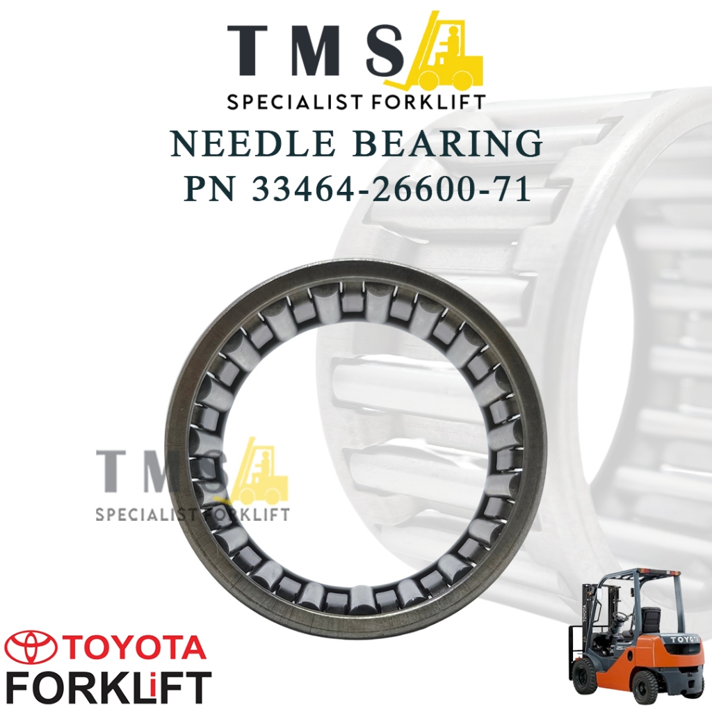 Bearing Forklift PN 33464-26600-71 Toyota Bearing Shaft Gearbox Transmisi Toyota 8FG 8FD - Gambar 2