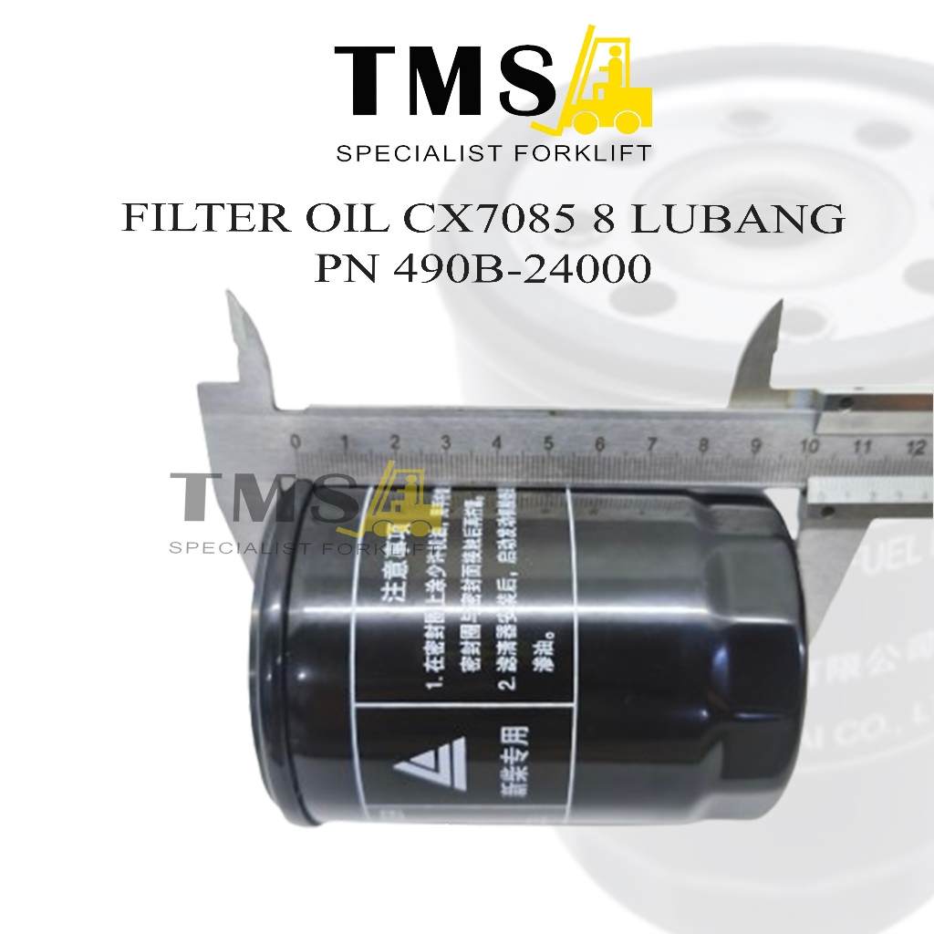 Fuel Filter 490B-24000 CX7085 8 Hole Filter Bensin Forklift HELI BAOLI Xinchai Engine - Gambar 2