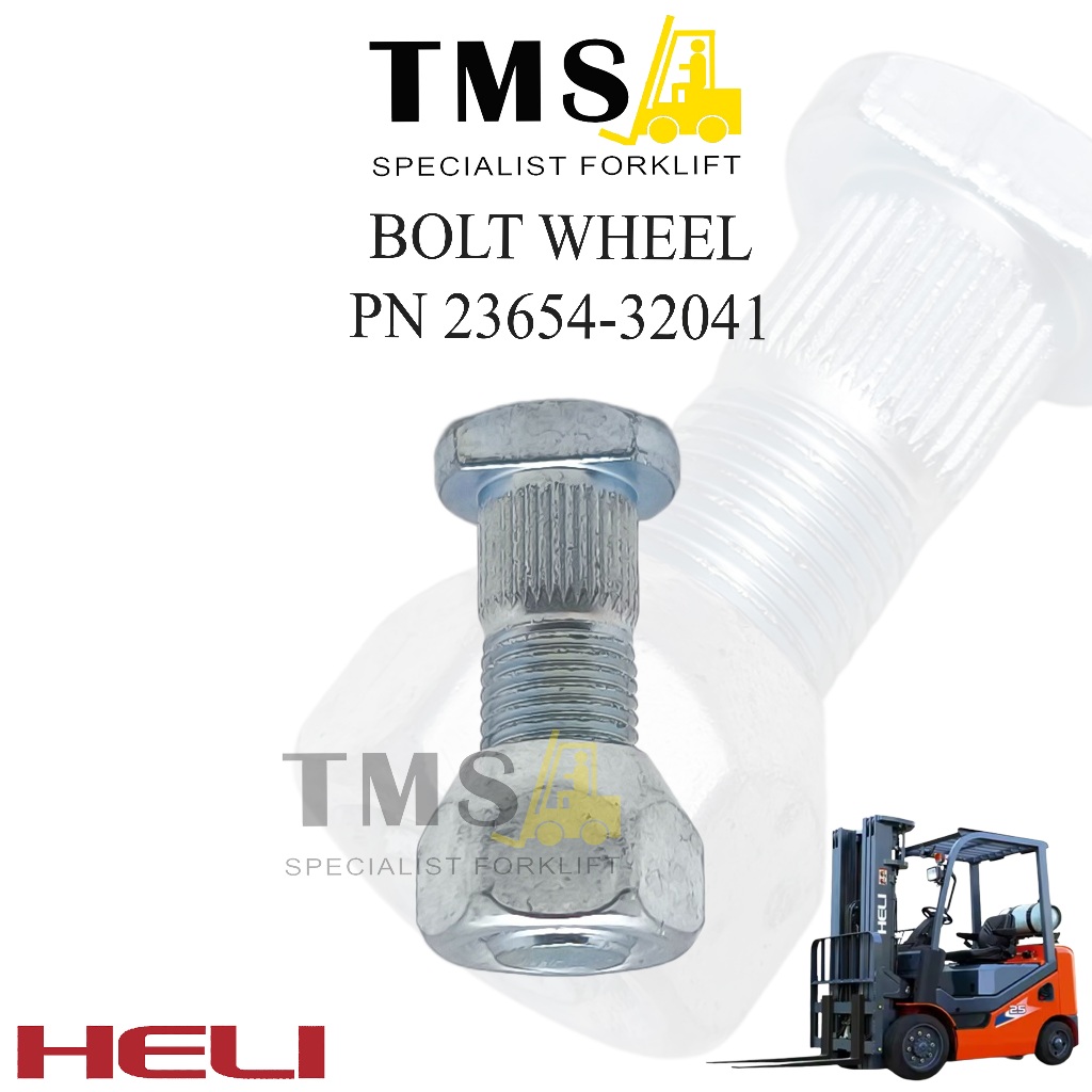 Bolt Wheel Heli 2.5 Ton HELI CPCD25 part number 23654-32041 - Gambar 3