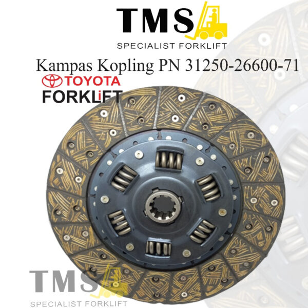 Kampas Kopling 31250-26600-71 Toyota Forklift Clutch 5FD20-30 6FD20-30