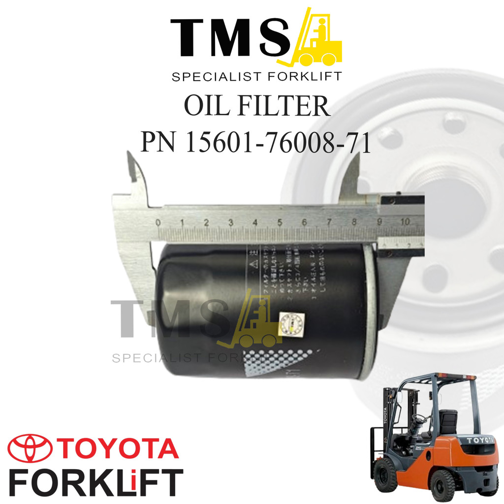 Filter Oli Toyota 15601-76008-71 Forklift Toyota Oil Filter - Gambar 4