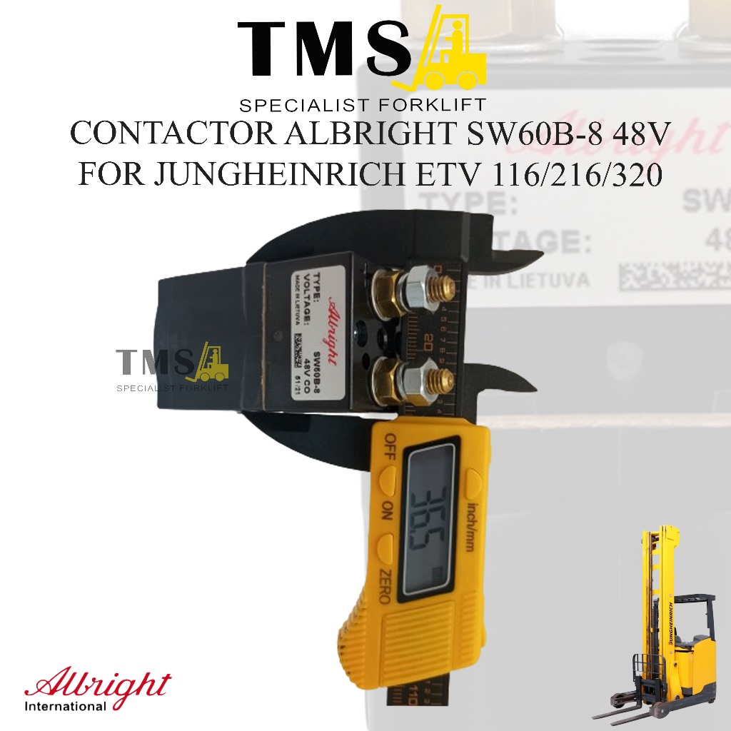 Albright Contactor For Forklift SW60B-8 Jungheinrich ETV 116-216-320 48V - Gambar 5