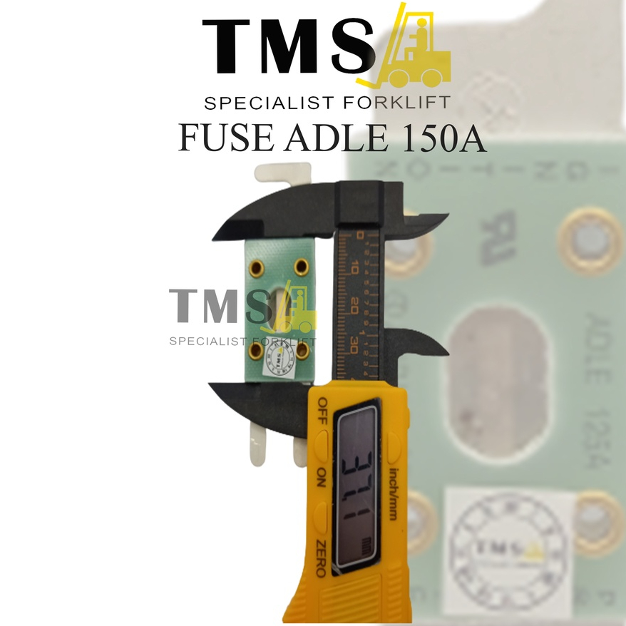 Fuse 150A Forklift Adle 32V-125V Glass Copper Laminated Sekring DC - Gambar 4