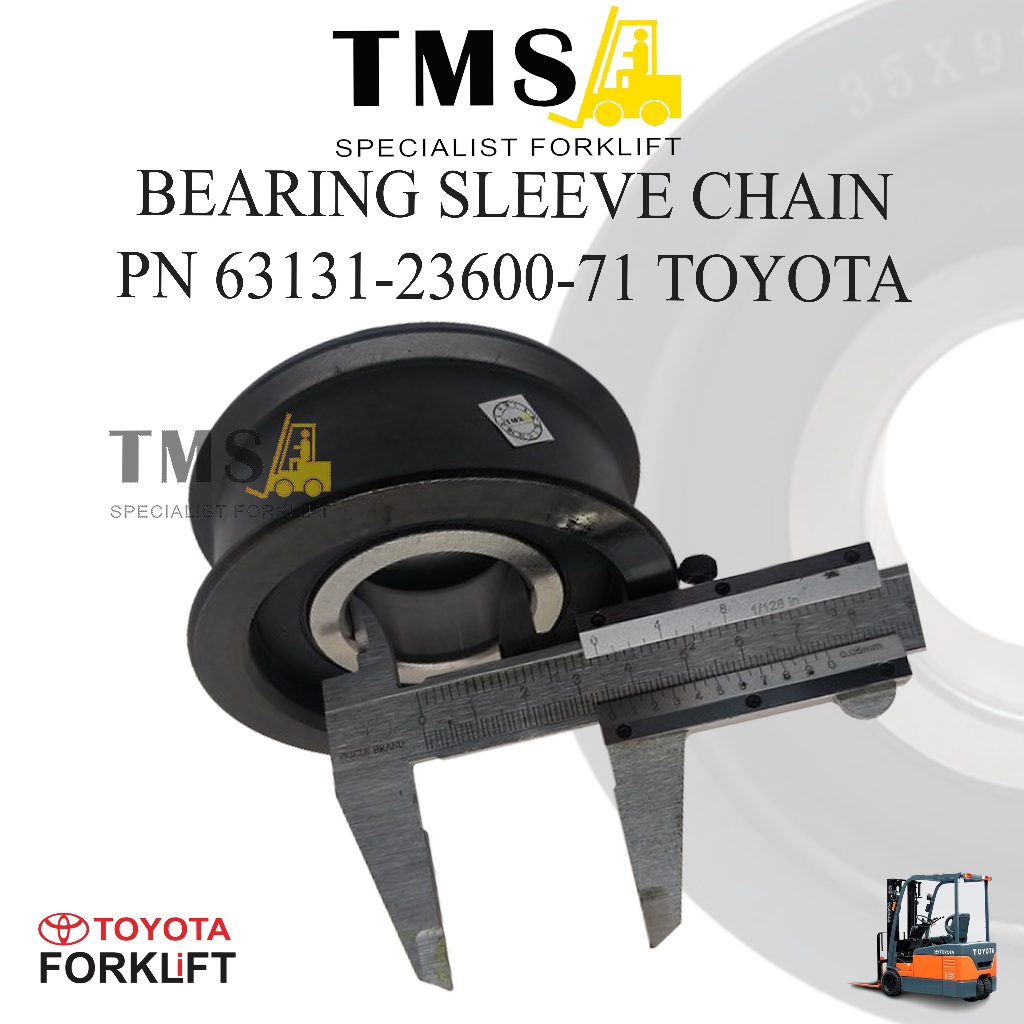Bearing Sleeve Chain 63131-23600-71 Toyota Forklift 35x92x36 7FD25 Counter Balance Forklift Part - Gambar 3