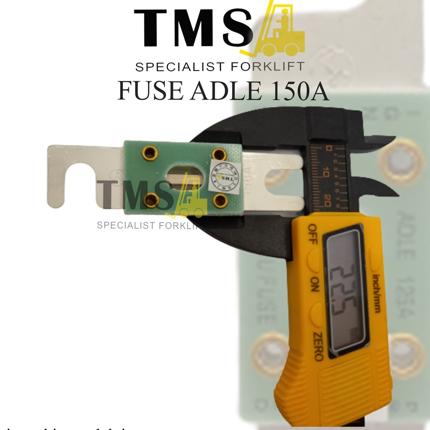 Fuse 150A Forklift Adle 32V-125V Glass Copper Laminated Sekring DC - Gambar 3