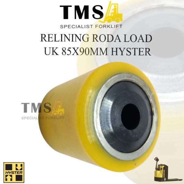 Relining Palet Mover Hyster Pelapisan Ulang Relining Roda Caster Wheel 85x90 P18 P2.0S