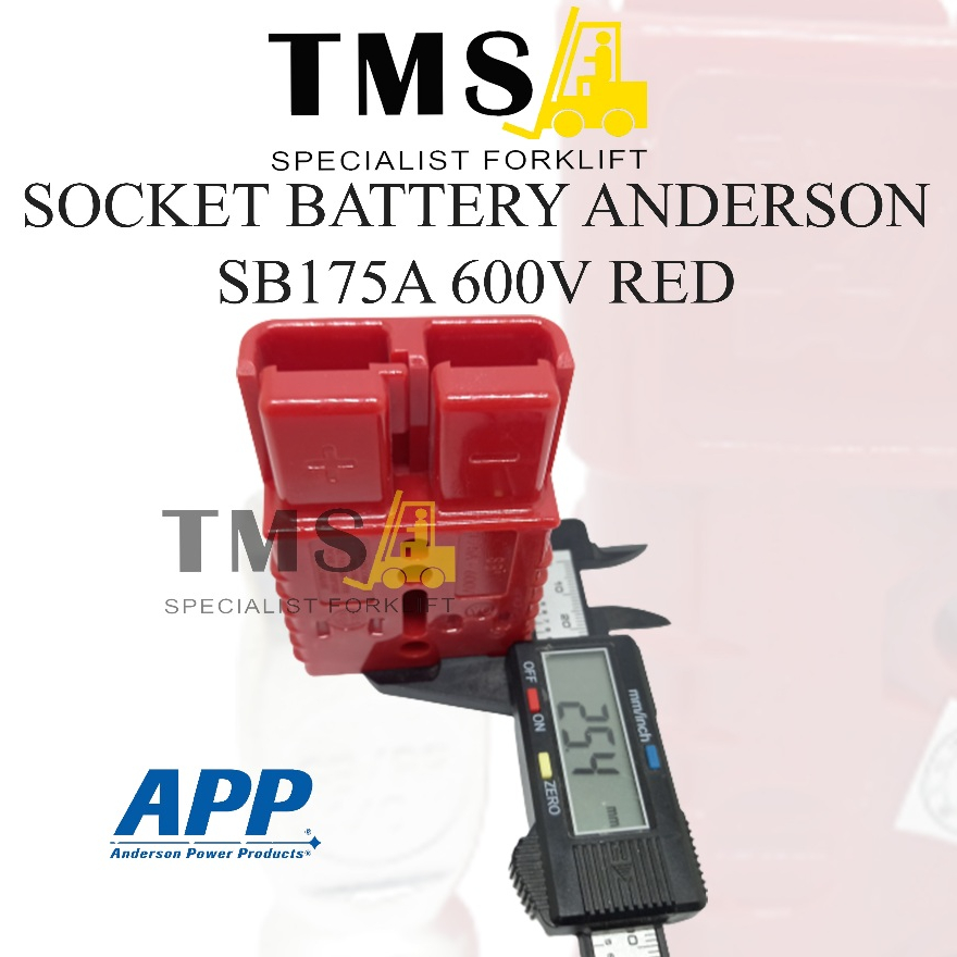 Anderson REMA SB175A Red Socket Battery for Forklift - Gambar 5