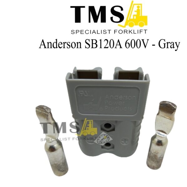 Socket Battery Anderson SB120A 600V Gray For Forklift electric