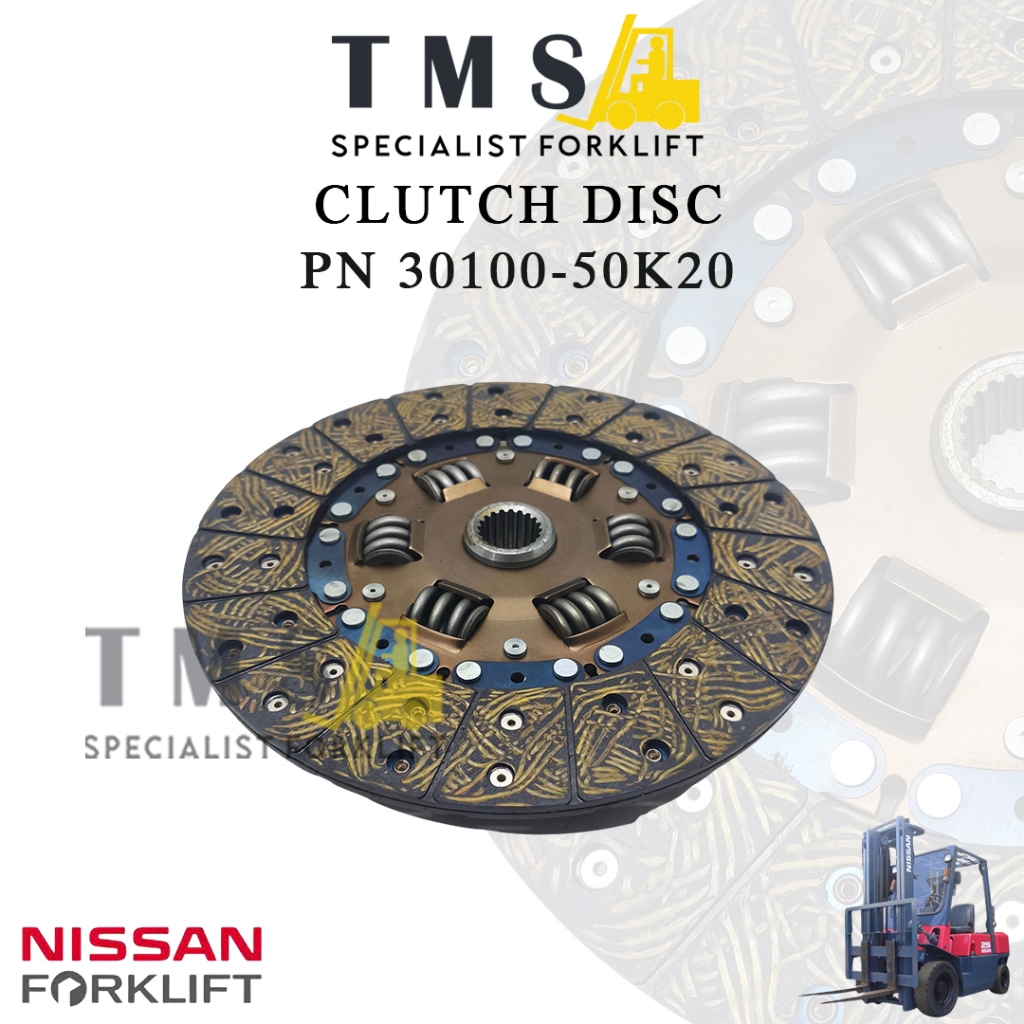 Disc Clutch Forklift Nissan Part Number 30100-50K20 Kampas Kopling 1.5-3 Ton