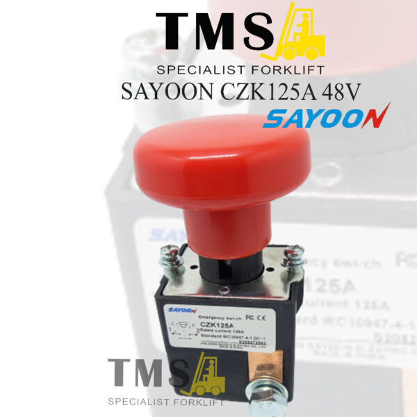 Sayoon Emergency Stop ED125A CZK125A ZJK125A 125A Max 48V
