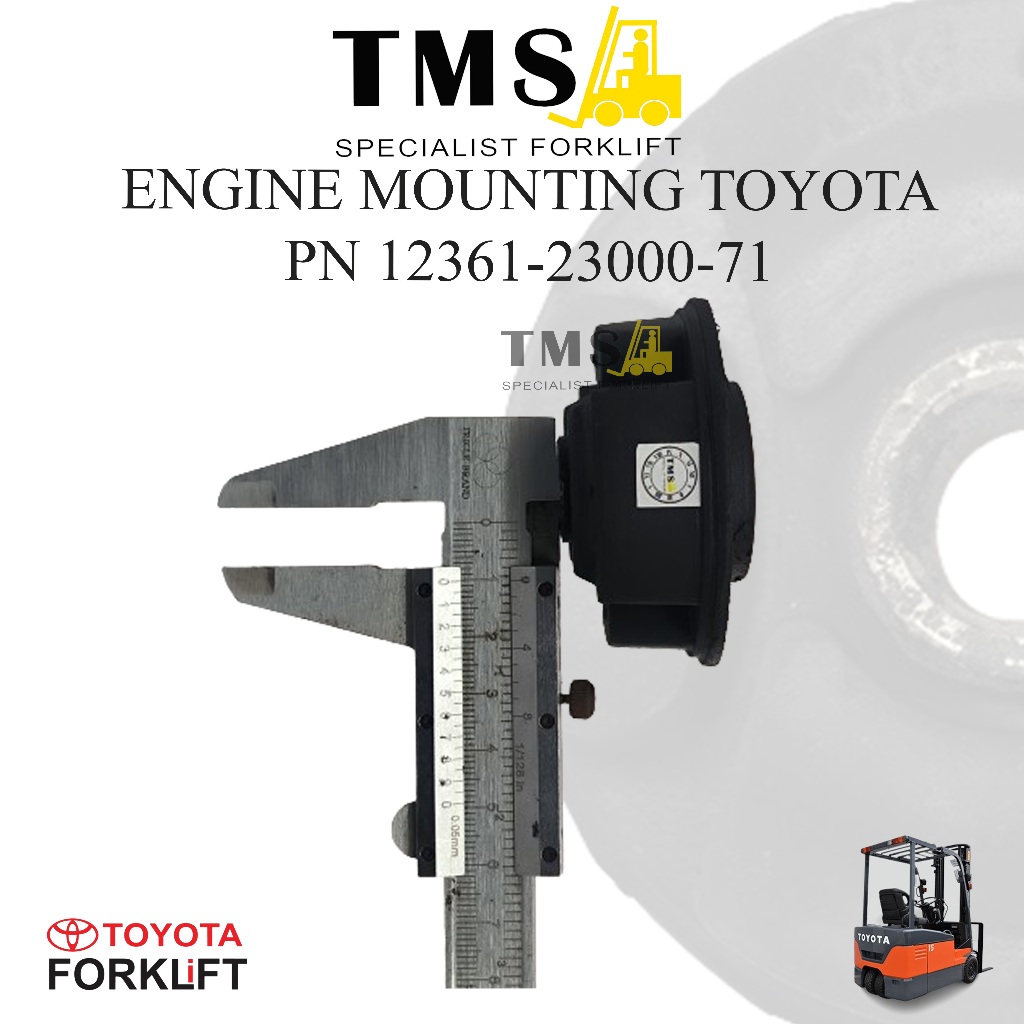 Engine Mounting 12361- 23000-71 Toyota Counter Balance 5FD 2.5 Ton Parts Forklift - Gambar 4