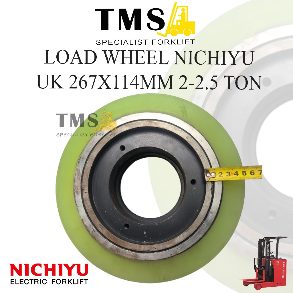 267x114 Roda Load Wheel Nichiyu Forklift Electric 2 Ton Reachtuck FBR Nichiyu - Gambar 4