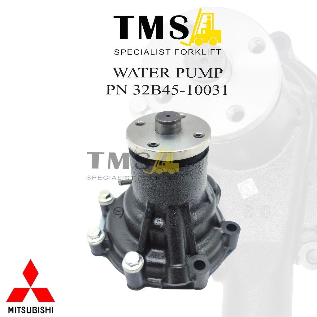 Water Pump Forklift S6S Engine Mitsubishi 32B45-10031 Pompa Air Forklift 32B4510031 - Gambar 3