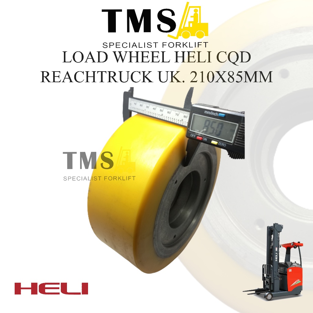 Roda Reachtruck 210x85mm Load Wheel HELI CQD Electric Forklift - Gambar 5