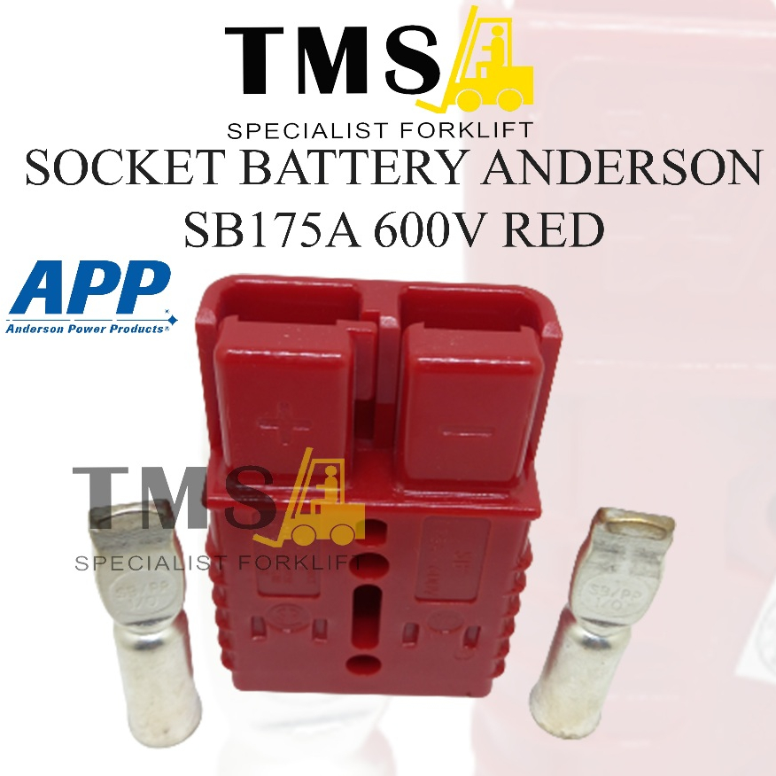 Anderson REMA SB175A Red Socket Battery for Forklift - Gambar 2