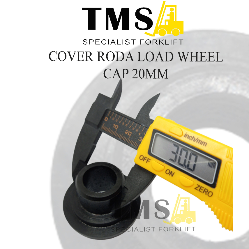 Cover Roda Load Wheel Hub Wheel Anti Dust CAP 20mm Forklift Electric - Gambar 2
