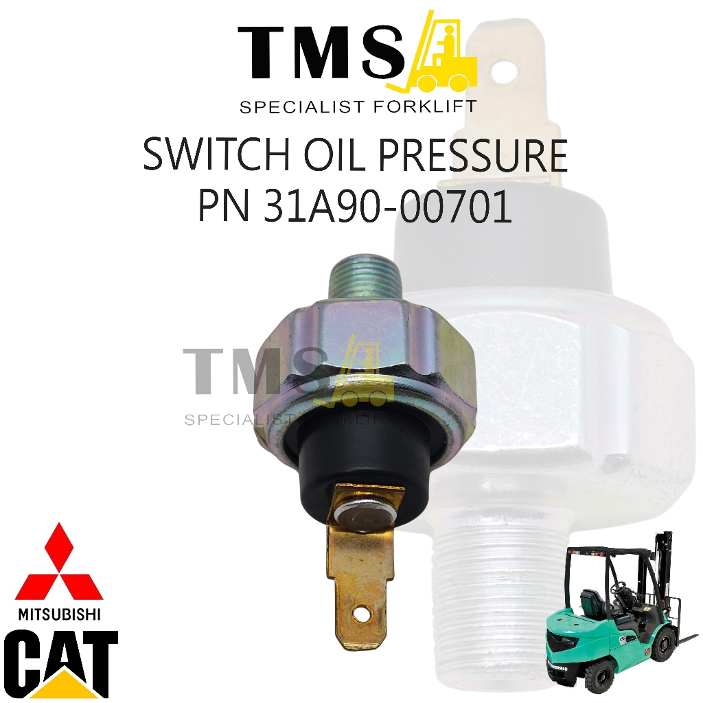 Part Number 31A90-00701 Switch Oil Pressure Forklift Mitsubishi CAT Sensor Tekanan Oli Mesin - Gambar 2