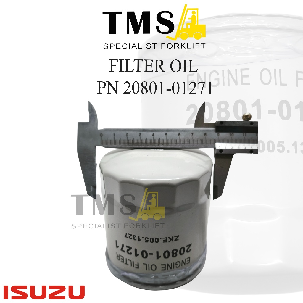 Filter Oil C240PKJ Isuzu Engine C240 Part Number 20801-01271 For Forklift - Gambar 5