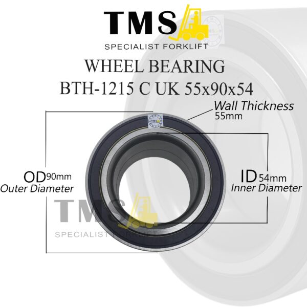 Wheel Bearing BTH-1215 C UK 55x90x54 Part Number DU55900054