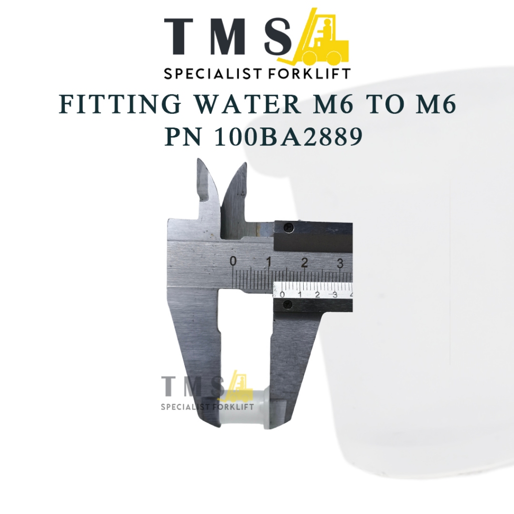 Fitting Water M6 to M6 Forklift Part Number 100BA2889 Connector Selang Air Universal - Gambar 3