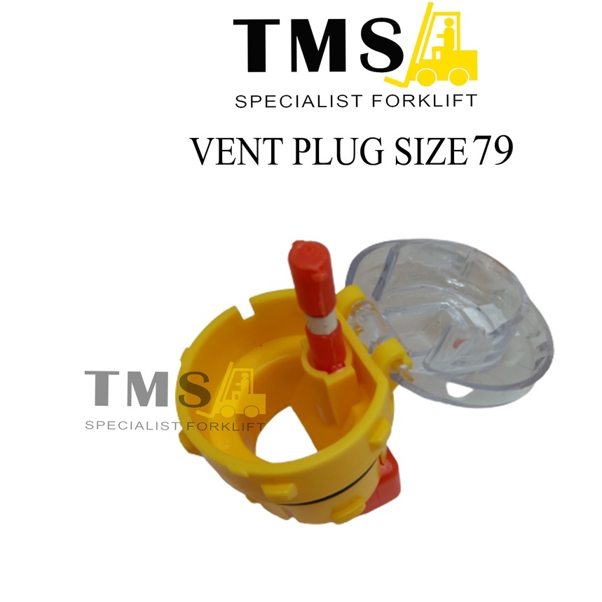 Vent Plug Battery Tutup size 79 Battery Forklift Electric Cup size 79 - Gambar 2