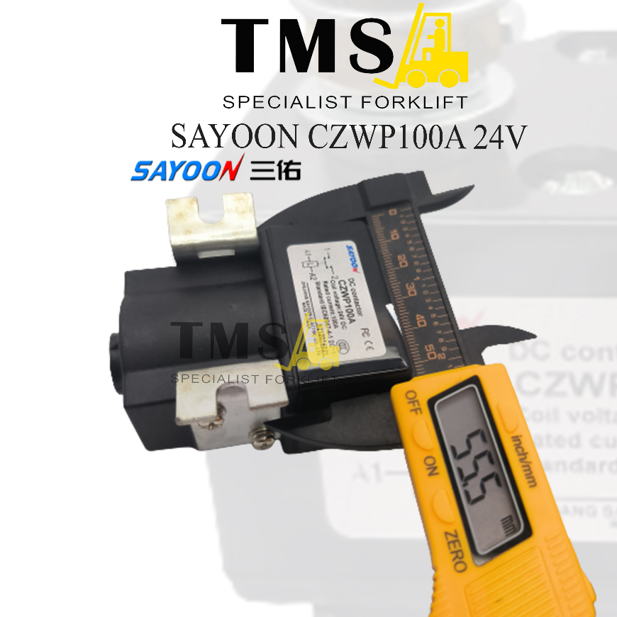 Sayoon Contactor SW80P CZWP100A 100A 24V DC kontaktor Eletric - Gambar 3
