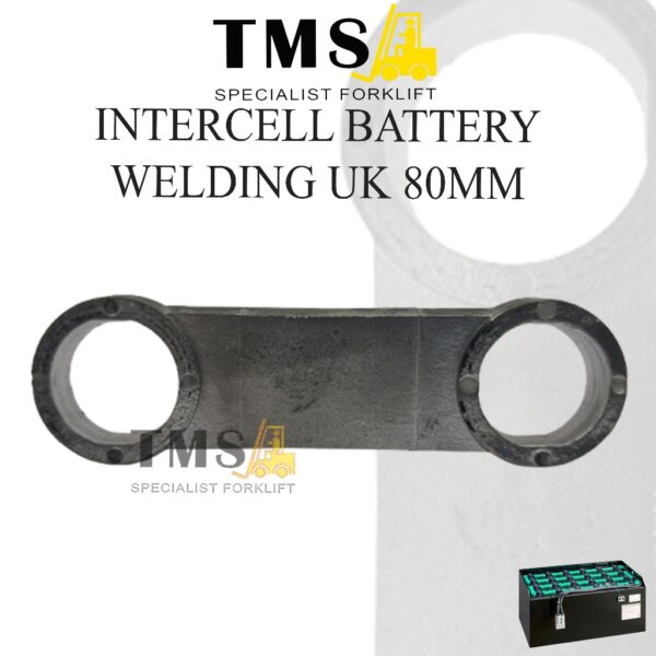 Intercell Connector Battery Forklift Electric Ukuran 80mm Intercell Model COR Coran LAS