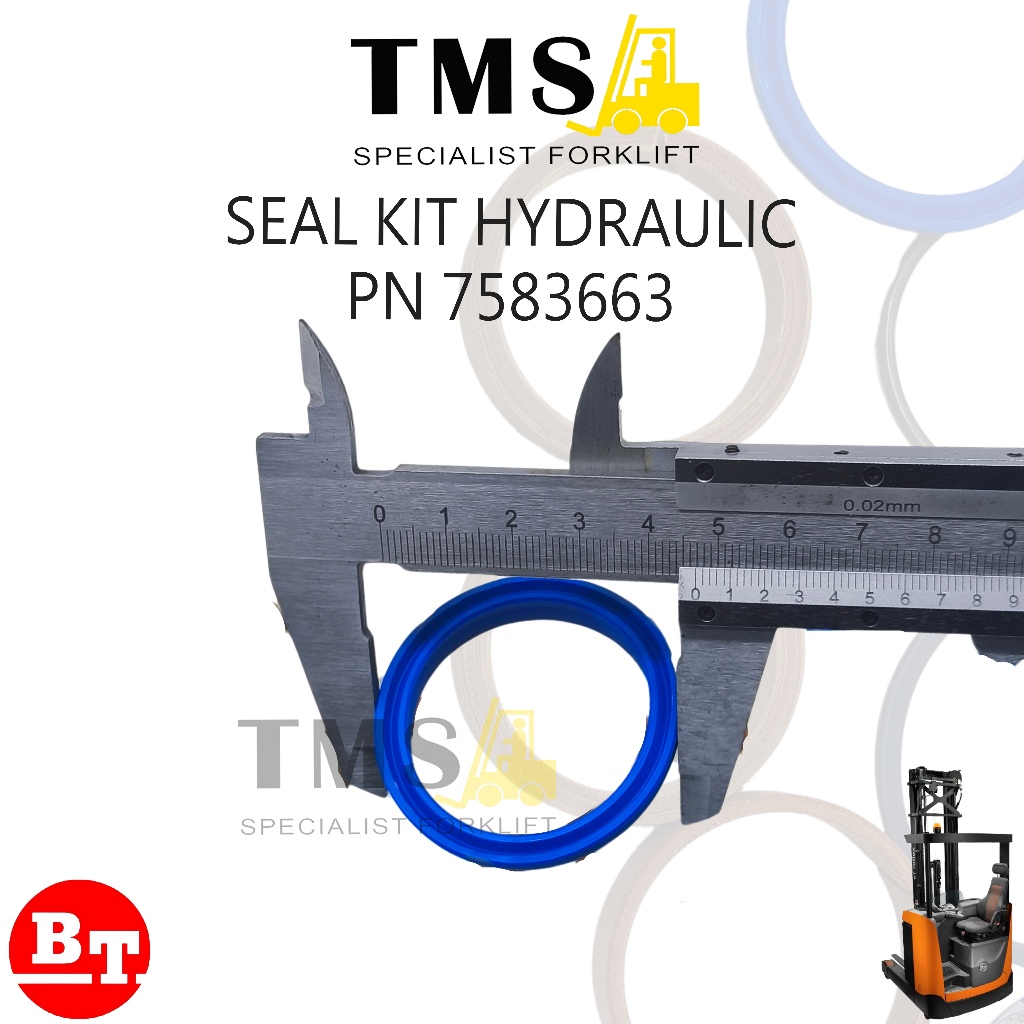 Part Number 7583663 Seal Kit Hydraulic Cylinder BT – Repair Kit Silinder Hidrolik Forklift BT - Gambar 3