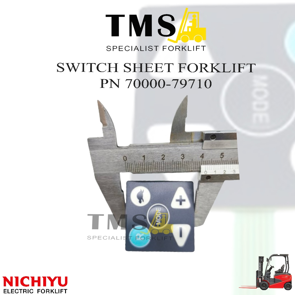 Display Keypad Gauge Button 70000-79710 Tombol Display Nichiyu Forklift FB10 F30 Forklift 1 ton Forklift 3 Ton - Gambar 3