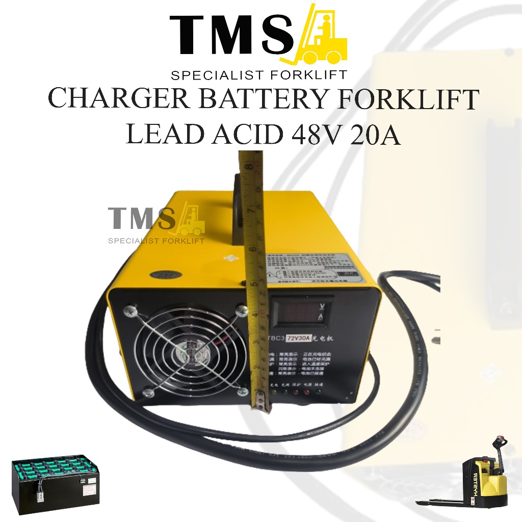 Battery Charger Charging Vehicle Palet Mover 48V 20A Lead Acid - Gambar 6