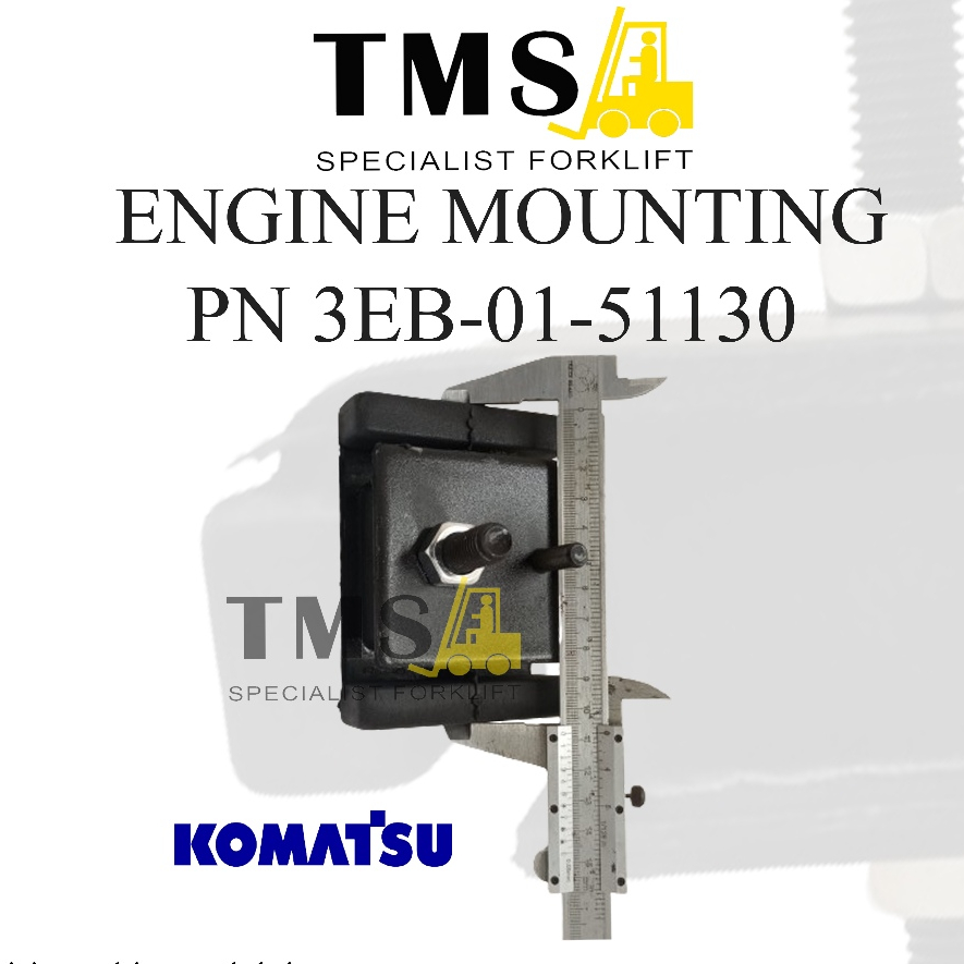 Engine Mounting Mount 3EB-01-51130 Komatsu Sparepart Forklift FD20-30 - Gambar 3