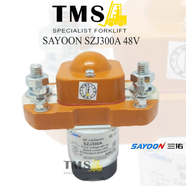 Sayoon Contactor SZJ300A MJZ300A 48V 1 Normally Open Forklift