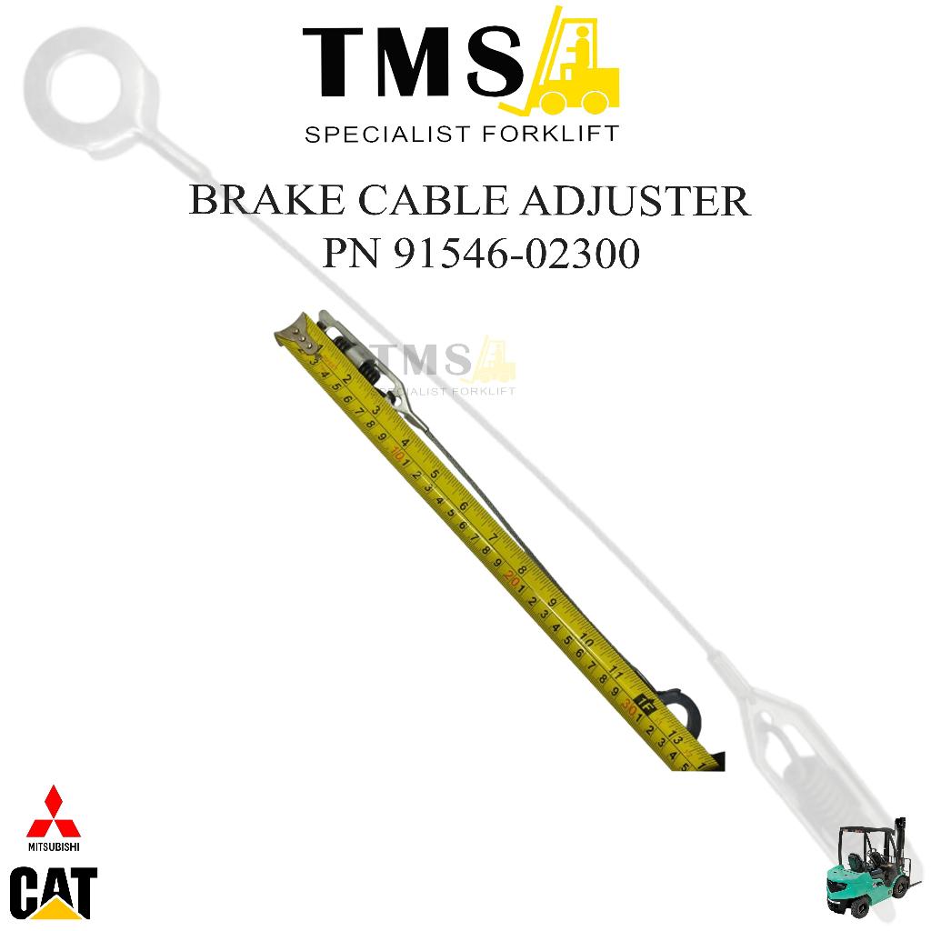 Kabel Brake Cable Adjsuter Mitsubishi 91546-02300 Kabel Fitting REM Forklift CAT - Gambar 5